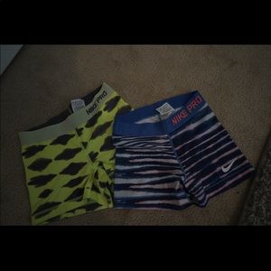 Nike pro shorts